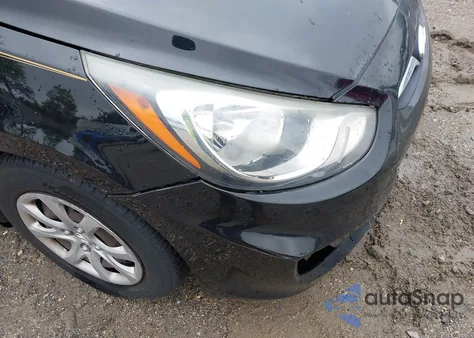 2012 Hyundai Accent Gls from USA, damaged, VIN KMHCT4AE4CU140647